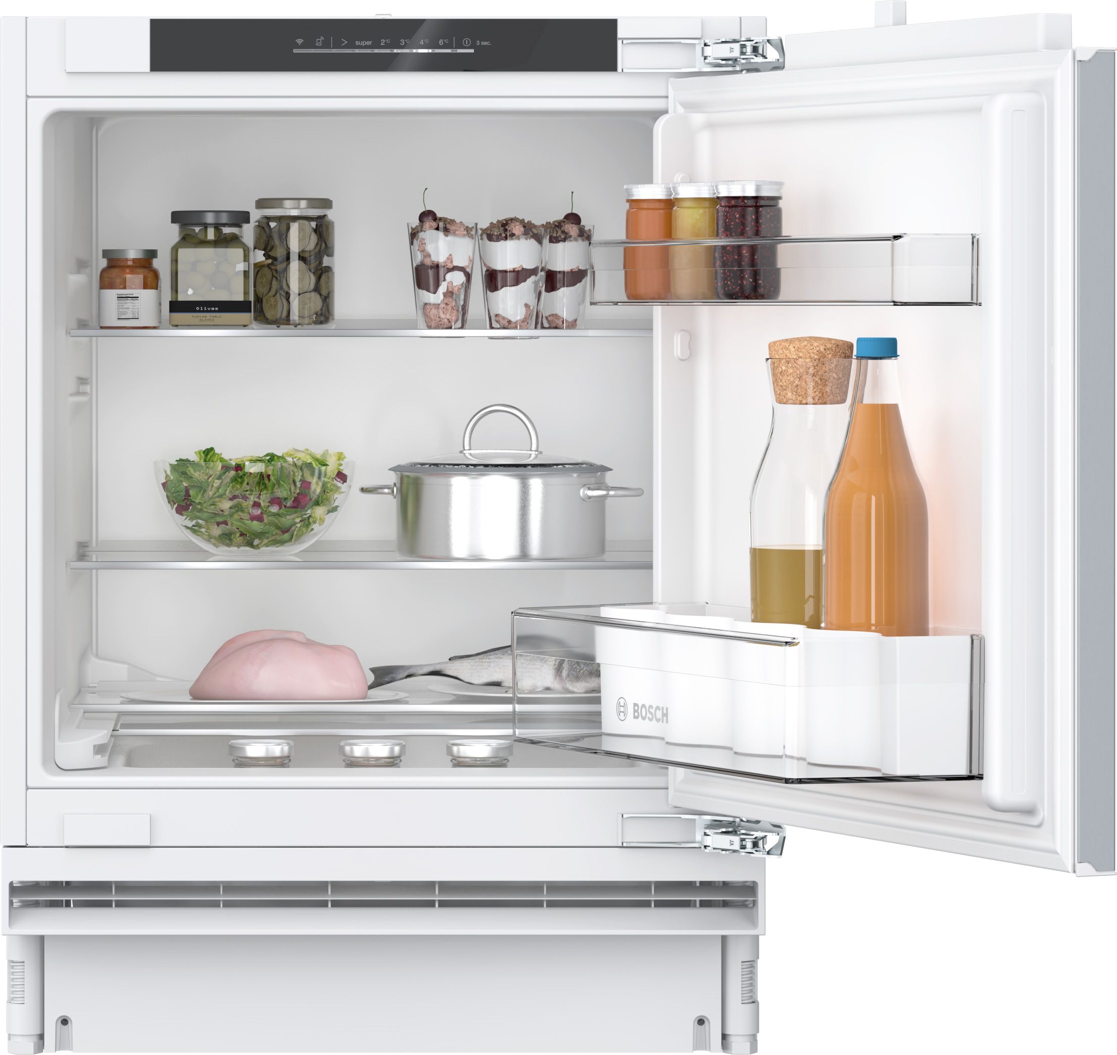 Bosch KUR21VFE0G Built-Under Larder Fridge - White